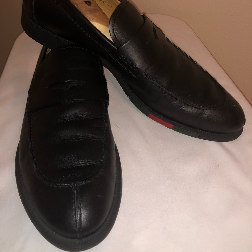 Men’s Gucci Leather Loafers Size 11 US